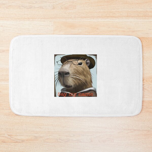 Item preview, Walter White Capybara: Say My Name! designed and sold by MagickDragon.