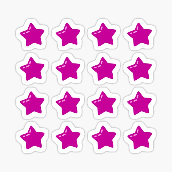 Pink Stars Sticker for Sale by sydneyw31