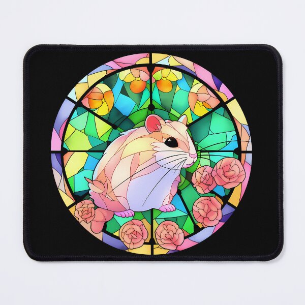 Item preview, Colorful glass stained hamsters design no2 designed and sold by octoboobs.