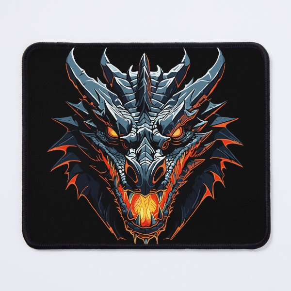Item preview, Scary Black Dragon Head designed and sold by HoruXtore.