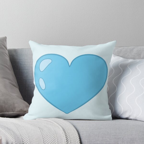 Item preview, blue cartoon heart designed and sold by Ace Scribbles.
