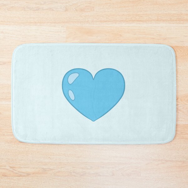Item preview, blue cartoon heart designed and sold by Ace Scribbles.
