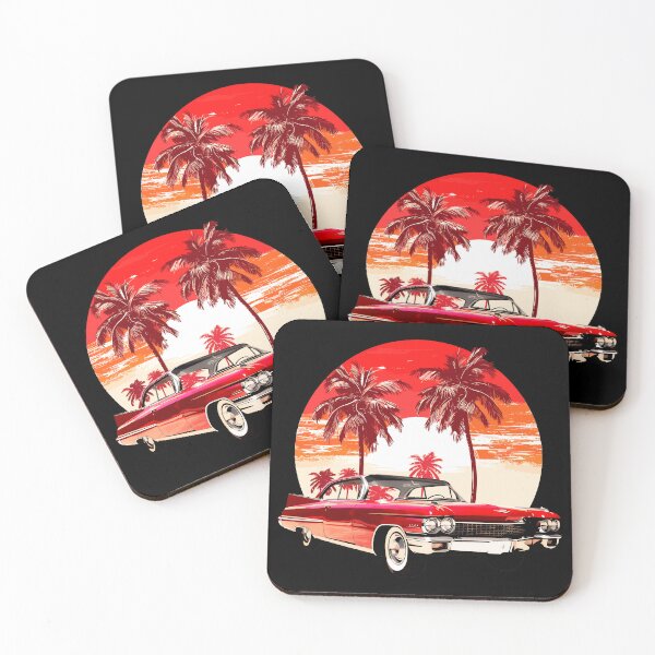 Item preview, Red Caddy Sunset Beach designed and sold by SteadyRolling.