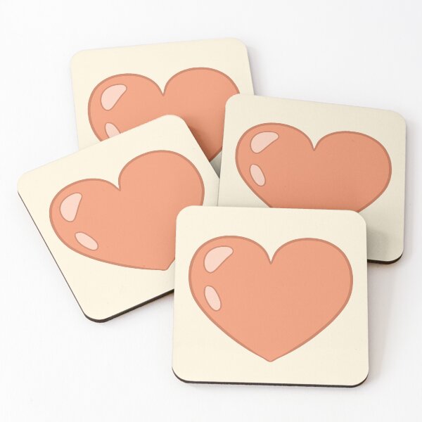 Item preview, orange cartoon heart designed and sold by Ace Scribbles.