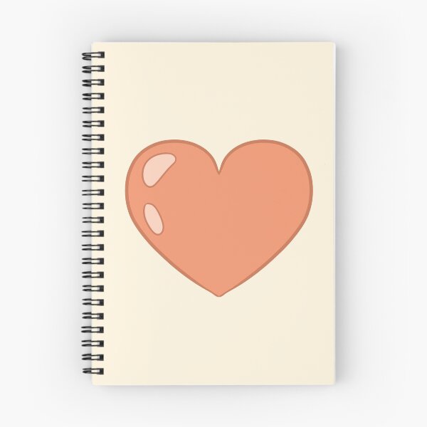 Item preview, orange cartoon heart designed and sold by Ace Scribbles.