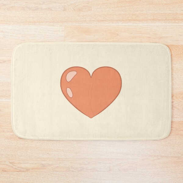 Item preview, orange cartoon heart designed and sold by Ace Scribbles.