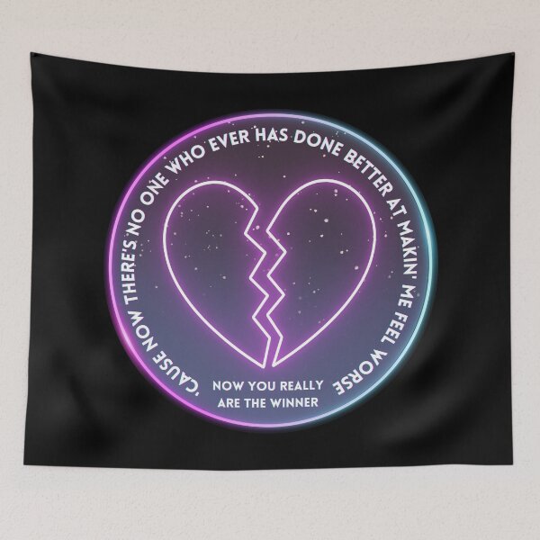 Item preview, Winner Conan Gray Neon Broken Heart Lyrics Design designed and sold by doria-photos.