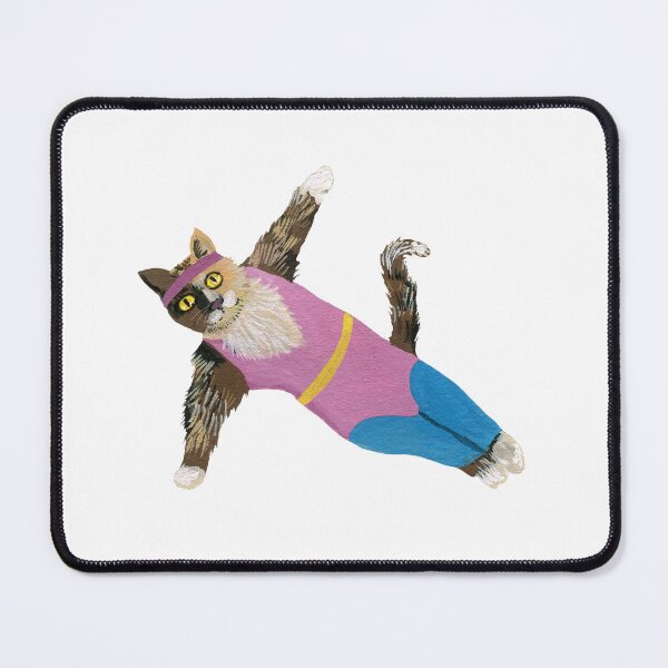 Item preview, Fitness cat designed and sold by Ekaterina Khozatskaya.