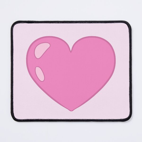Item preview, pink cartoon heart designed and sold by Ace Scribbles.
