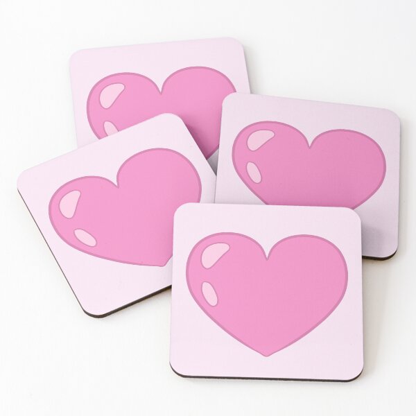 Item preview, pink cartoon heart designed and sold by Ace Scribbles.