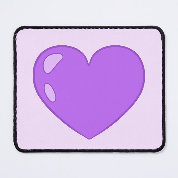 Item preview, purple cartoon heart designed and sold by Ace Scribbles.