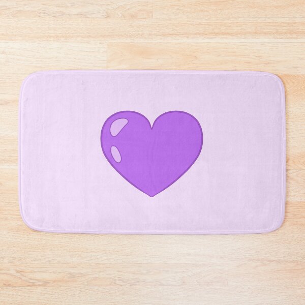 Item preview, purple cartoon heart designed and sold by Ace Scribbles.