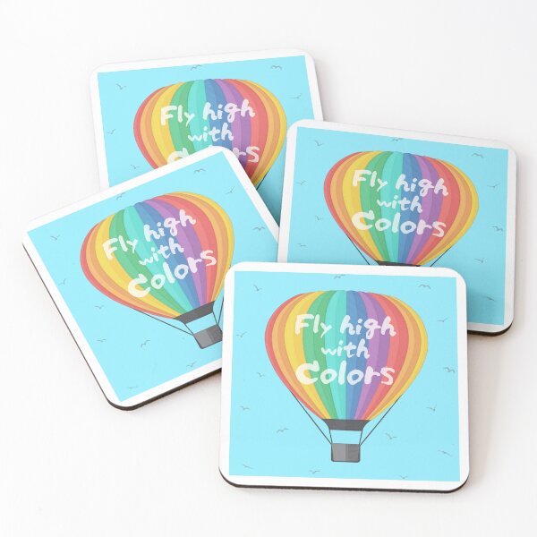 Item preview, Fly high with colors - turquoise version designed and sold by LiberaCaballo.