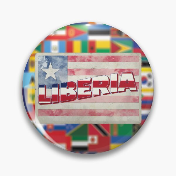 Item preview, Liberia Vintage style retro souvenir designed and sold by DeveloperProp0.