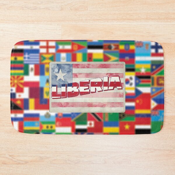 Item preview, Liberia Vintage style retro souvenir designed and sold by DeveloperProp0.