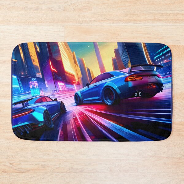 Item preview, Racing Cars In An Overtake designed and sold by Ink Art Design.