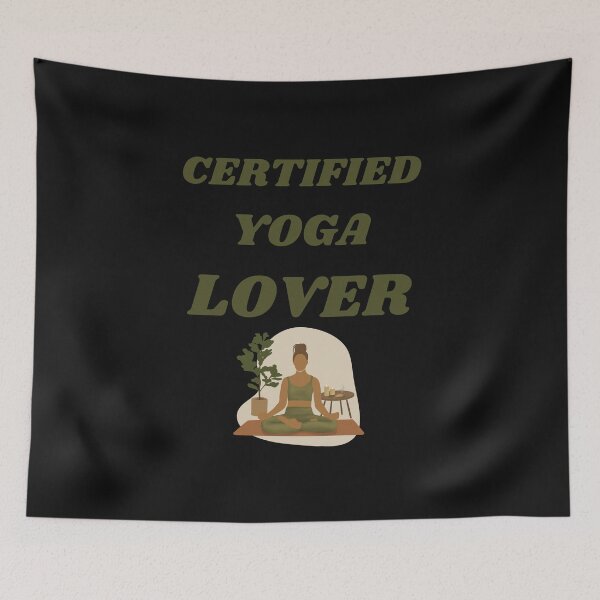 Item preview, certified yoga lover designed and sold by WickyWildLife.