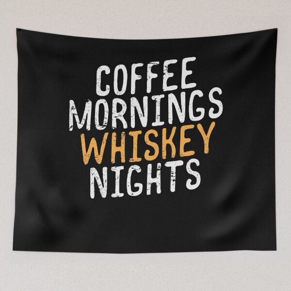 Item preview, St Patricks Whiskey Shirt Coffee Mornings Whiskey Nights designed and sold by 14thFloor.