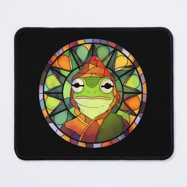 Item preview, Magical glass stained goblincore frog  designed and sold by octoboobs.
