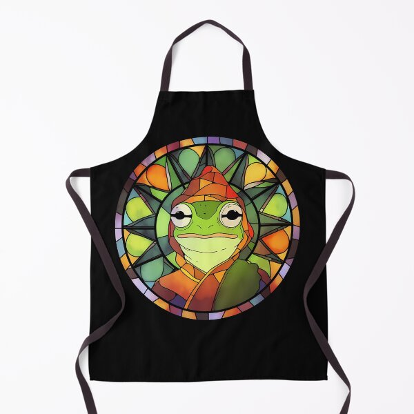 Item preview, Magical glass stained goblincore frog designed and sold by octoboobs.