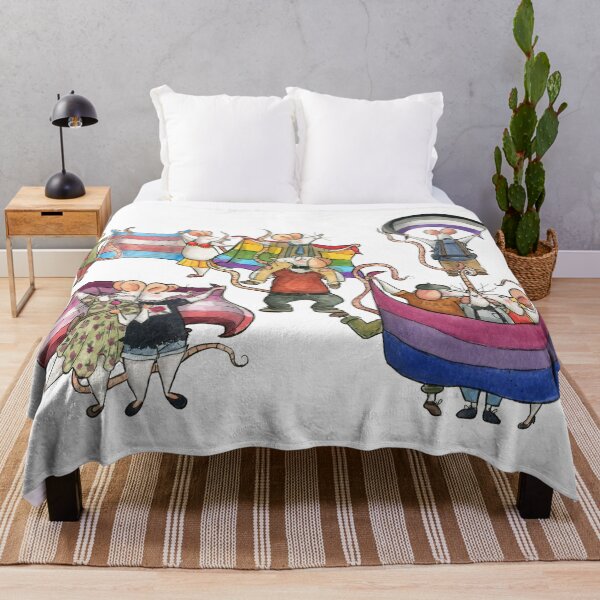 Item preview, LGBT Mice celebrating Gay Pride Watercolour designed and sold by carlottamascolo.
