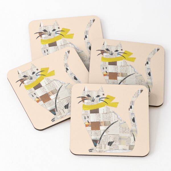Item preview, paper cat designed and sold by BookishSpace1.