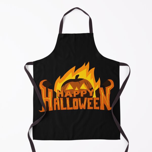 Item preview, happy halloween pumpkin on fire designed and sold by StarDan.