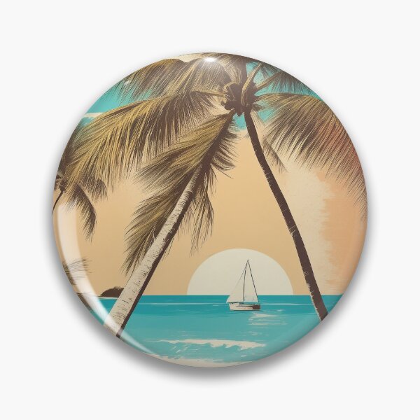 Item preview, The Beach in Vintage Style designed and sold by NidADesign.