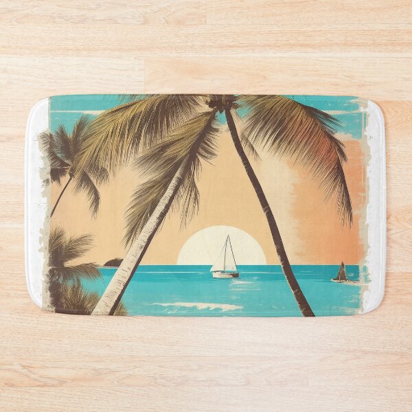 Item preview, The Beach in Vintage Style designed and sold by NidADesign.