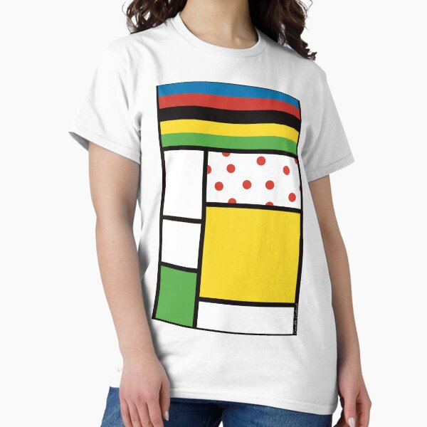 Aperçu de l'œuvre Mondrian et le cyclisme : les retrouvailles  créée et vendue par CamilleCastanet.