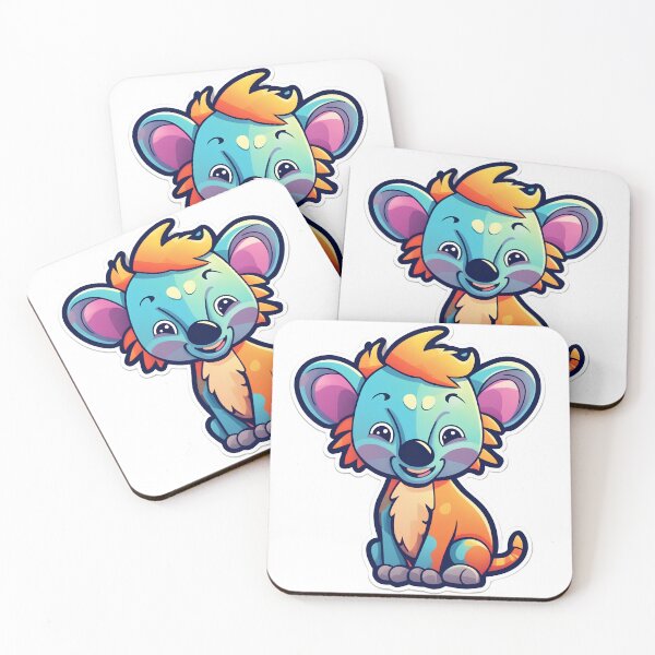 Item preview, Cartoon rainbow lion designed and sold by Maths-4-Nerds.