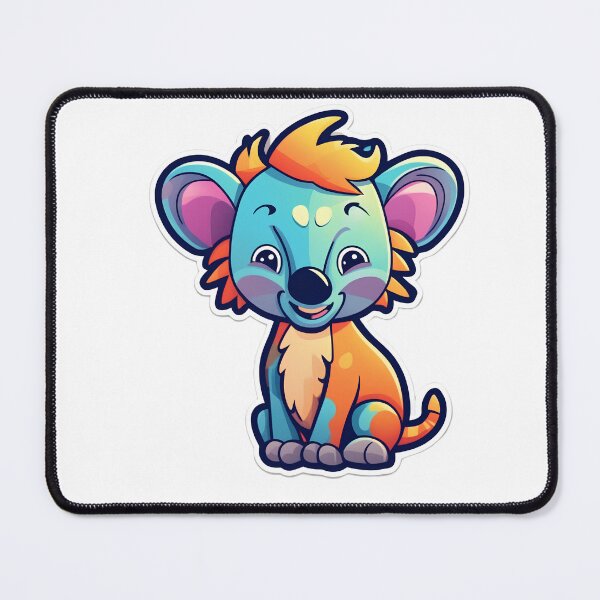 Item preview, Cartoon rainbow lion designed and sold by Maths-4-Nerds.
