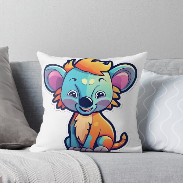 Item preview, Cartoon rainbow lion designed and sold by Maths-4-Nerds.