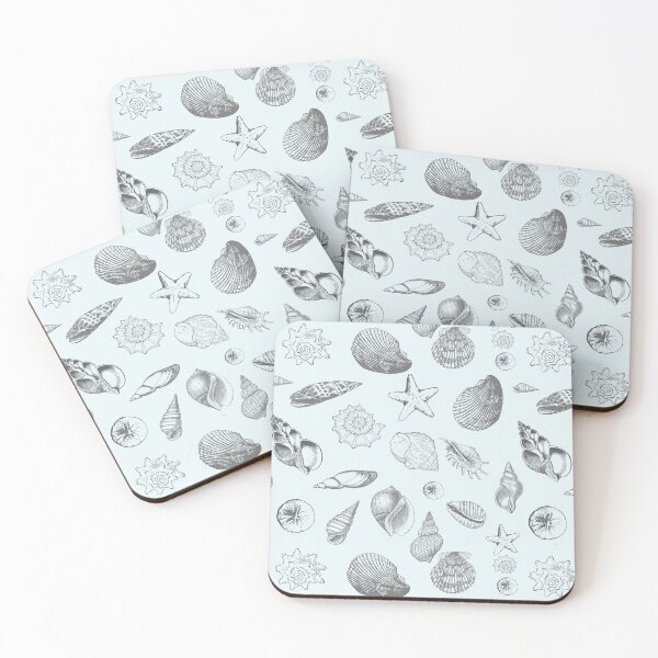Item preview, Pastel Seashells Pattern designed and sold by Simea8.