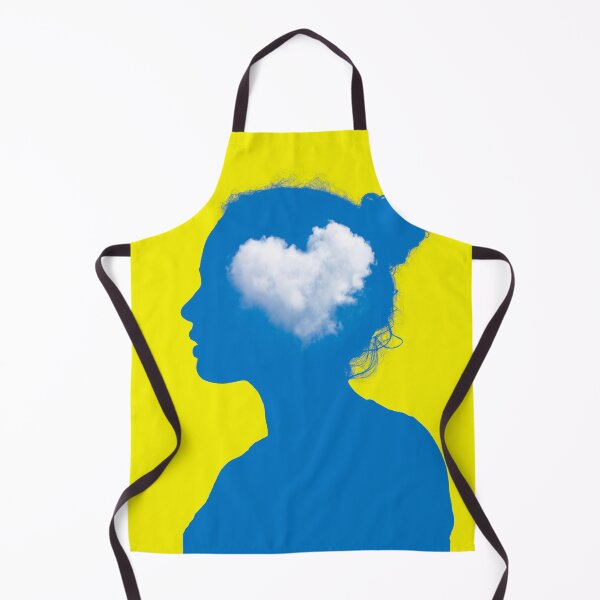 Item preview, head woman with heart in the clouds designed and sold by Rafael-Wong.
