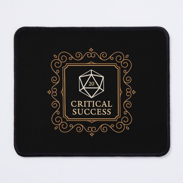 Item preview, Critical Success D20 Dice Check Vintage Frame designed and sold by pixeptional.