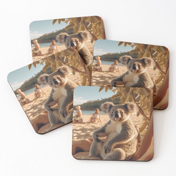 Item preview, Koalas Catching Rays by the Waves designed and sold by Brendon987.