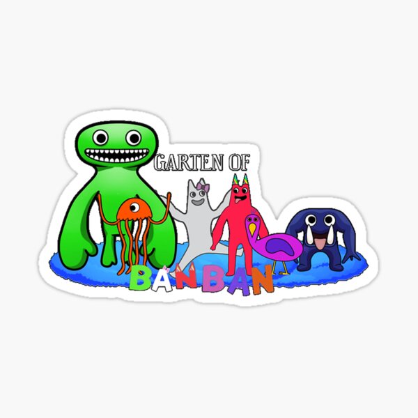 My Best Rainbow Friend Red Sticker for Sale by TheBullishRhino