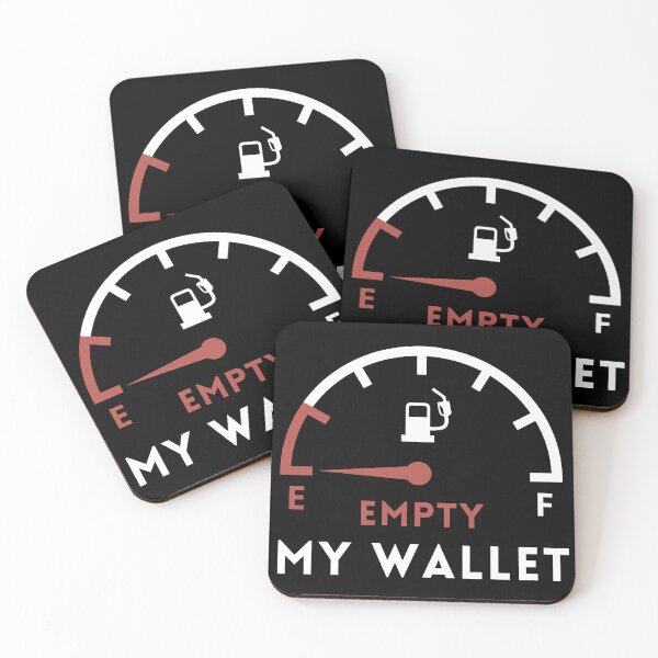 Item preview, My Wallet Meter On Empty designed and sold by ArtisShops.