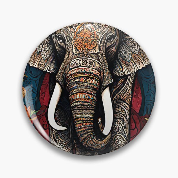 Item preview, The intricate Thai-style elephant tattoo on his forearm was a masterpiece of artistry, with its ornate patterns and vibrant colors telling a captivating story of culture and symbolism. designed and sold by Best-Art-32.