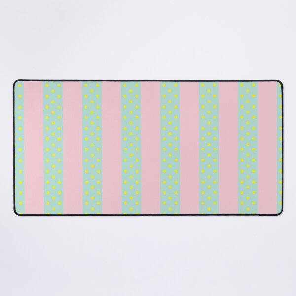 Item preview, PINK AND TEAL STRIPE WITH YELLOW POLKA DOT designed and sold by LizRuizDesigns.