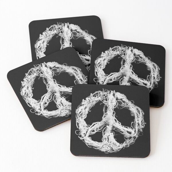Item preview, Peace Treads - white designed and sold by stitchling.