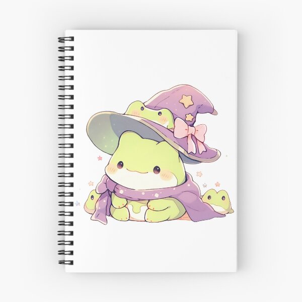 Item preview, Cute Kawaii Froggy Frog Wizard designed and sold by CozyKawaiiArt.