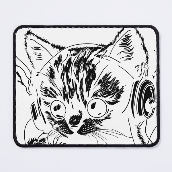 Item preview, Cat with Headphones - My Melody Zone designed and sold by ngness.