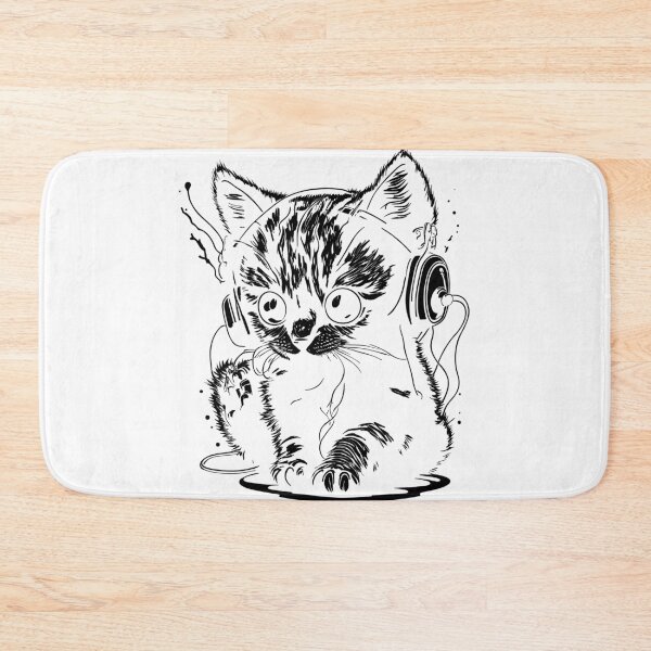 Item preview, Cat with Headphones - My Melody Zone designed and sold by ngness.