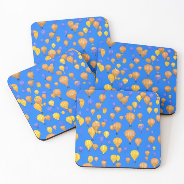 Item preview, Hot Air Balloons Repeat Pattern designed and sold by darkworldhumans.