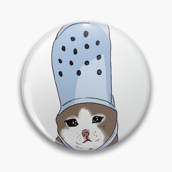 Item preview, Crying Cat in a Croc  designed and sold by CandyDreams222.