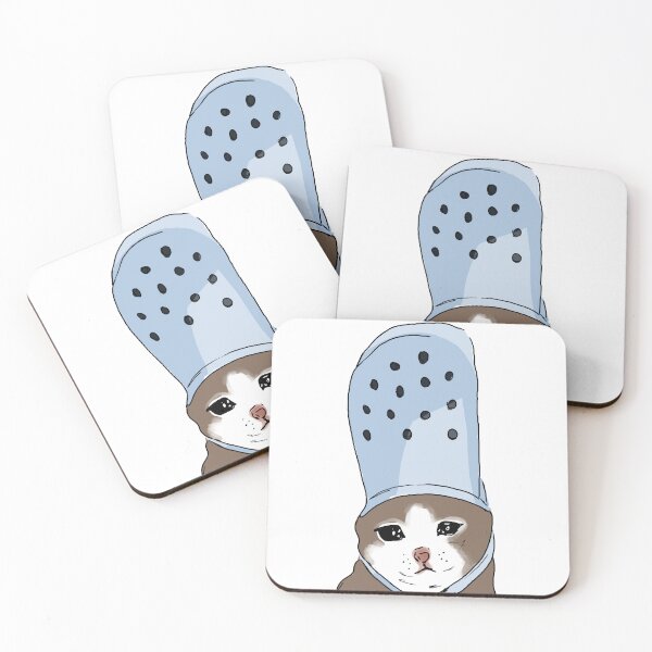 Item preview, Crying Cat in a Croc  designed and sold by CandyDreams222.
