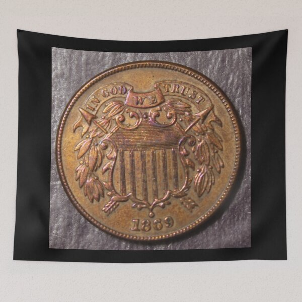 Item preview, 1869 Two Cent Amazing designed and sold by coinsxcrochet.