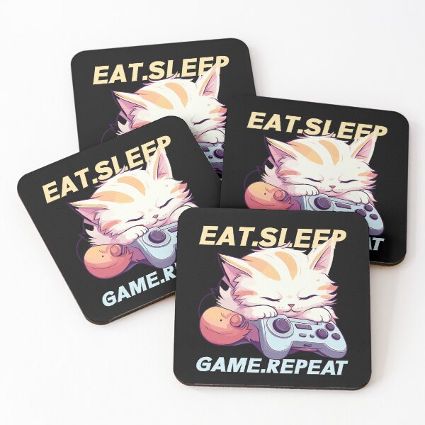 Item preview, Eat.Sleep.Game.Repeat designed and sold by PrintMastery.
